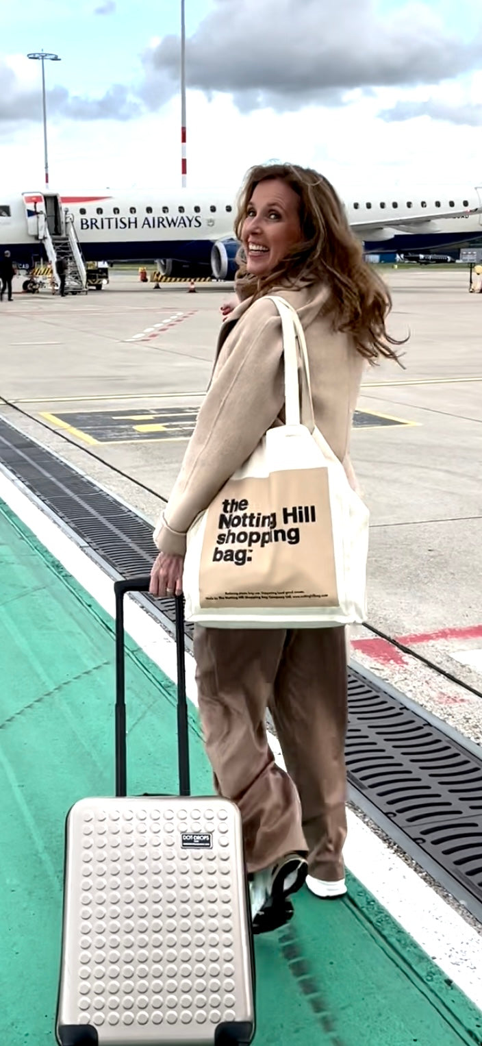 The Notting Hill Shopping Bag™ | Colour Block series | Beige