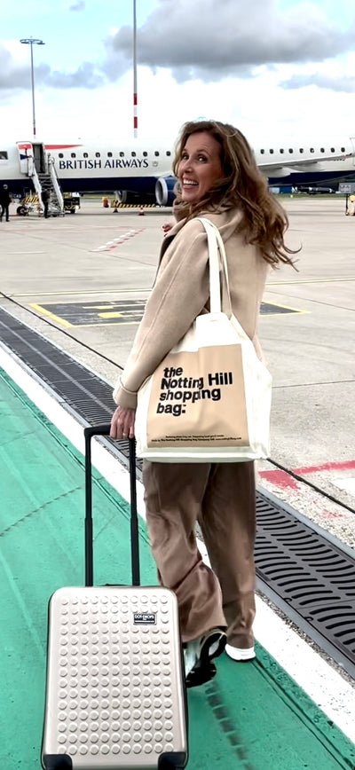The Notting Hill Shopping Bag™ | Colour Block series | Beige