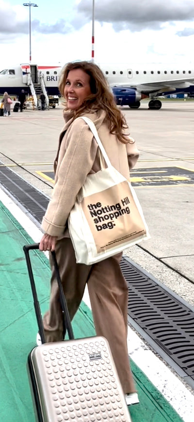 The Notting Hill Shopping Bag™ | Colour Block series | Beige