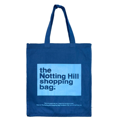The Notting Hill Shopping Bag™ | Hand Dye Collection | Navy With Blue Box