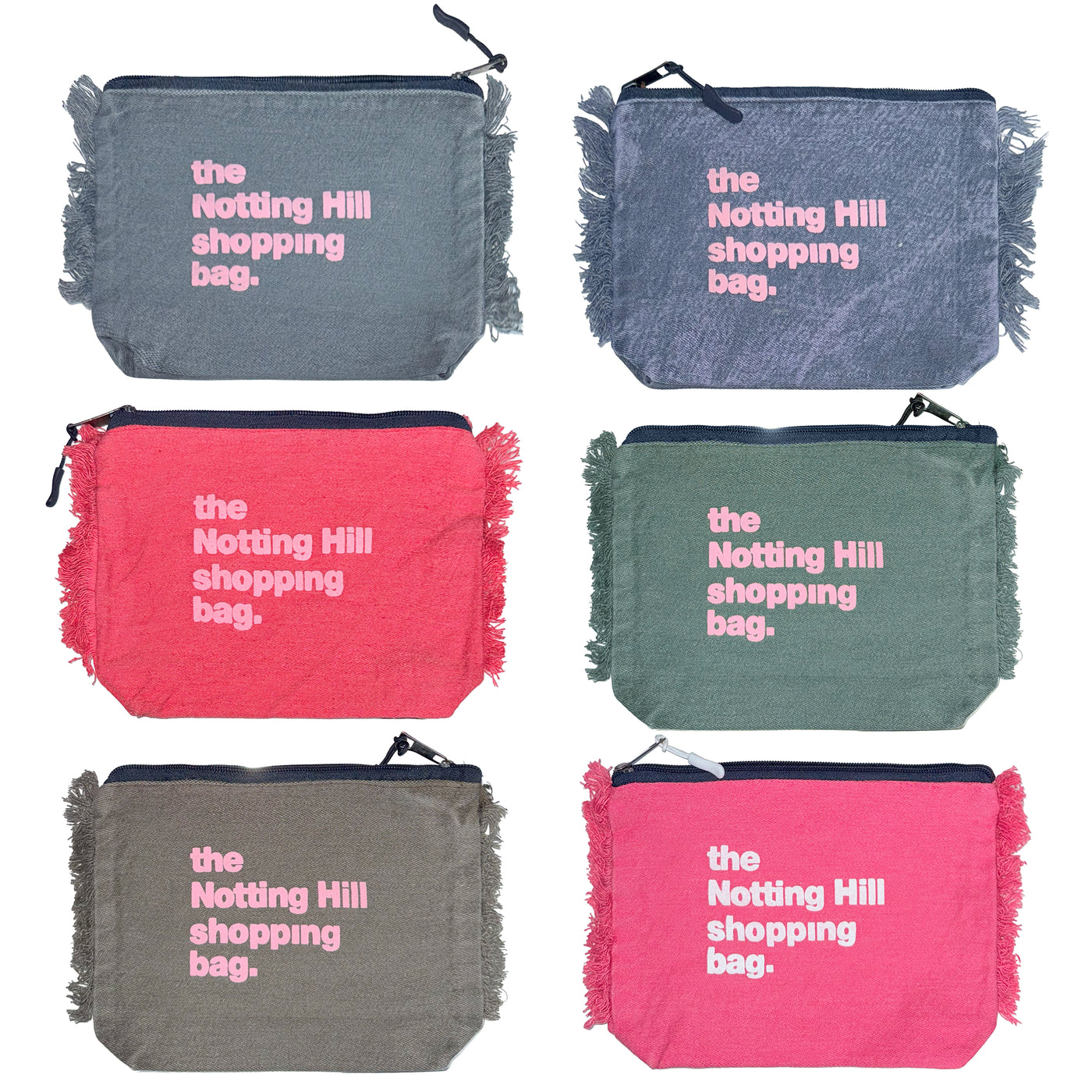 The Notting Hill Shopping Bag™ | Pouch Series | Bundle of Six