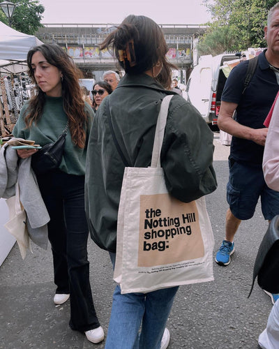 The Notting Hill Shopping Bag™ | Shoulder bag series | Beige