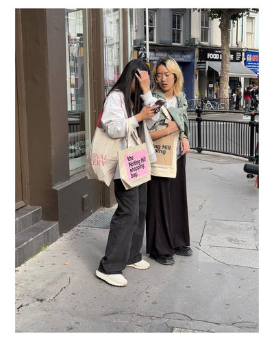 The Notting Hill Shopping Bag™ | Shoulder bag series | Beige