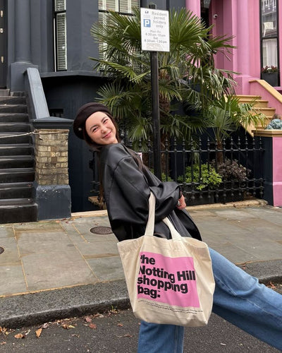 The Notting Hill Shopping Bag™ | Shoulder bag series | Purple