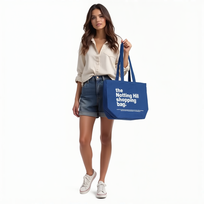 The Notting Hill Shopping Bag™ | Shoulder bag series | Blue