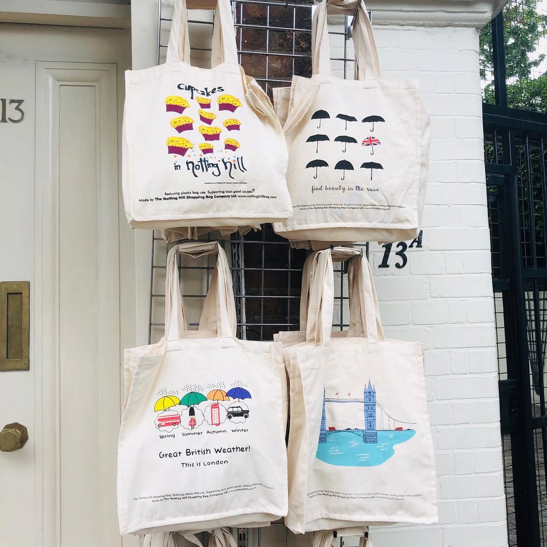 The Notting Hill Shopping Bag™ | original artwork series | Great British Weather
