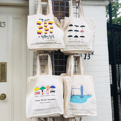 The Notting Hill Shopping Bag™ | original artwork series | Great British Weather