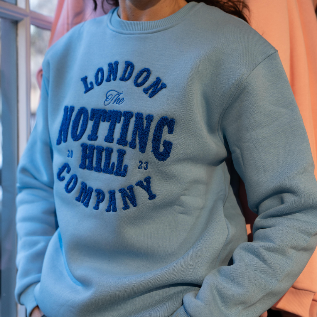 Unisex Sweatshirt, Royal Blue logo